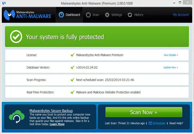 Malwarebytes Anti-Malware 2.2.1.1043 / 3.6.1.2711 / 3.8.3.2965 Download [2024]