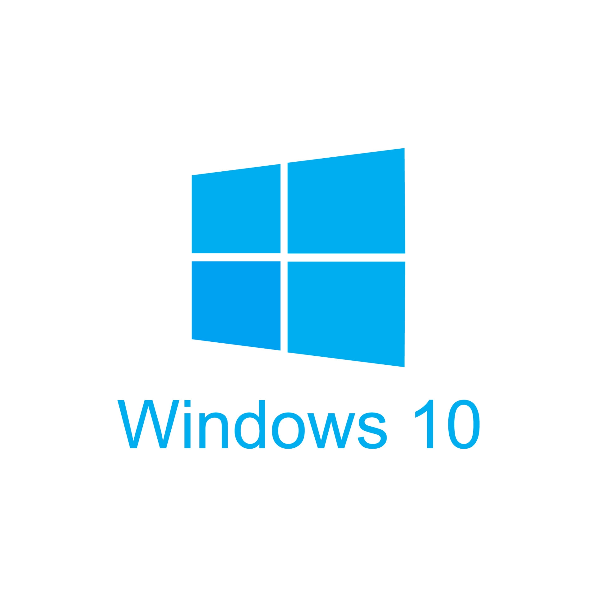 windows-10-icon-logo-on-white-background-free-vector