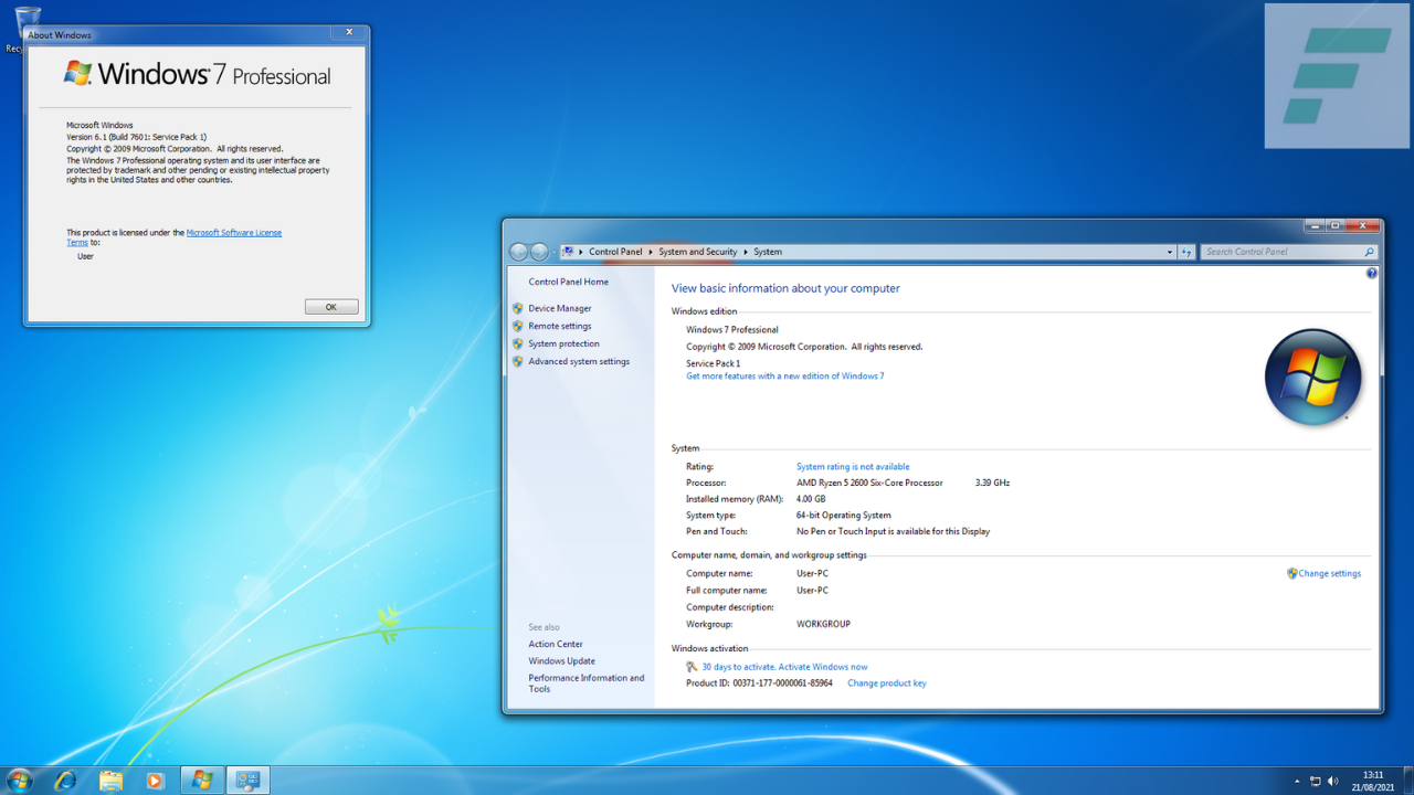 Windows 7 Professional 64 Bit Download ISO With Product Key