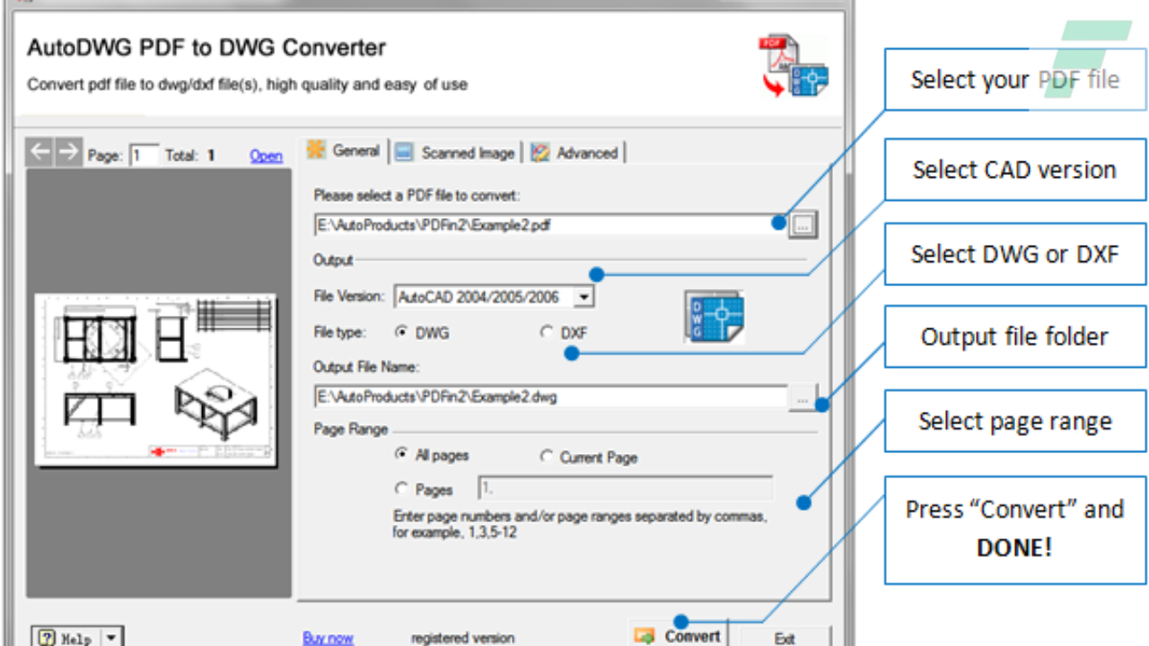 AutoDWG PDF to DWG Converter Crack 2023