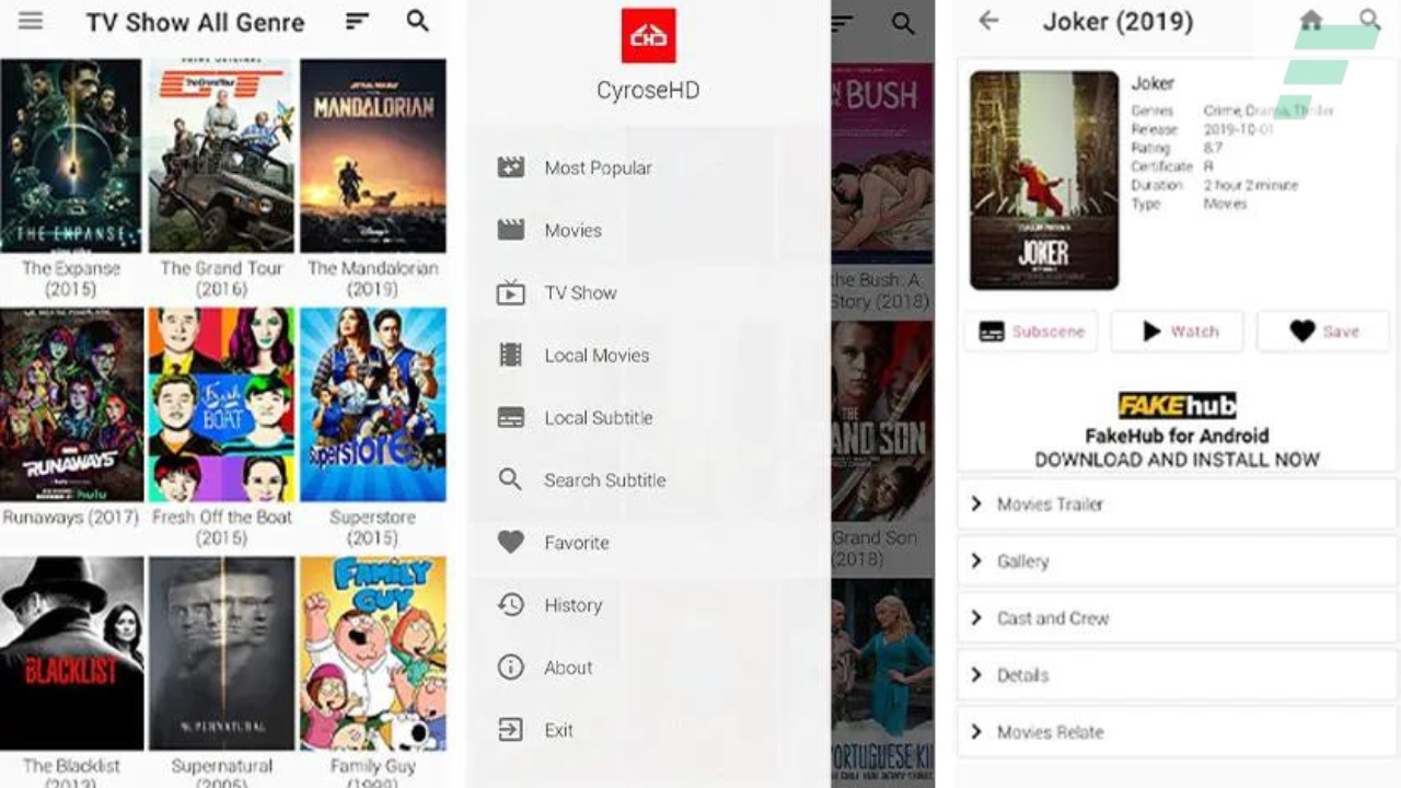 CyroseHD Mod Apk Movie App