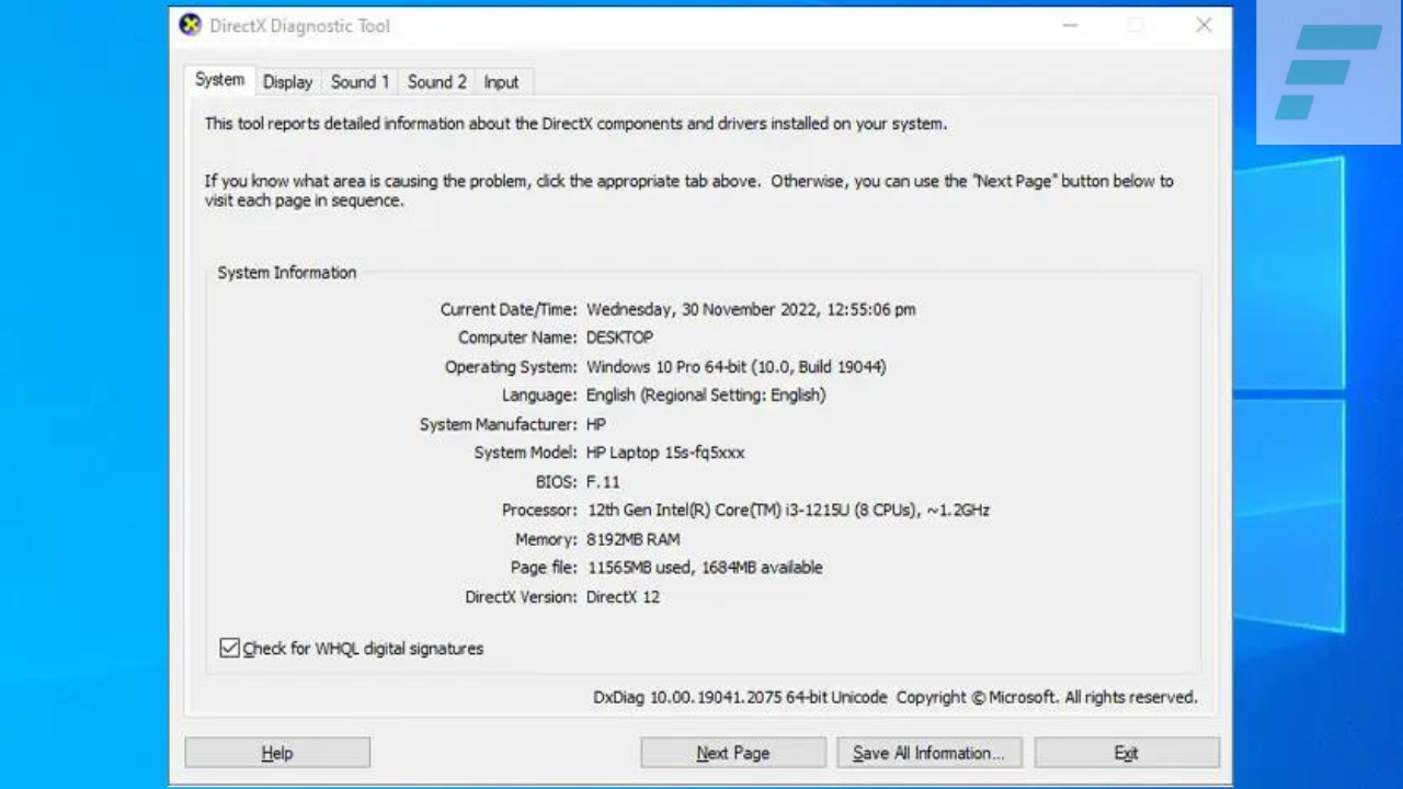 DirectX Runtime Download Web Installer
