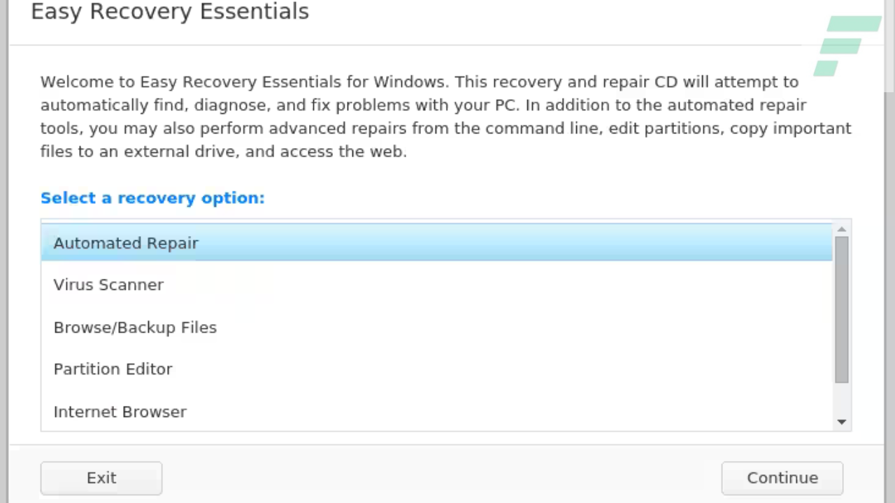 Easy Recovery Essentials for Windows 8.1 Crack