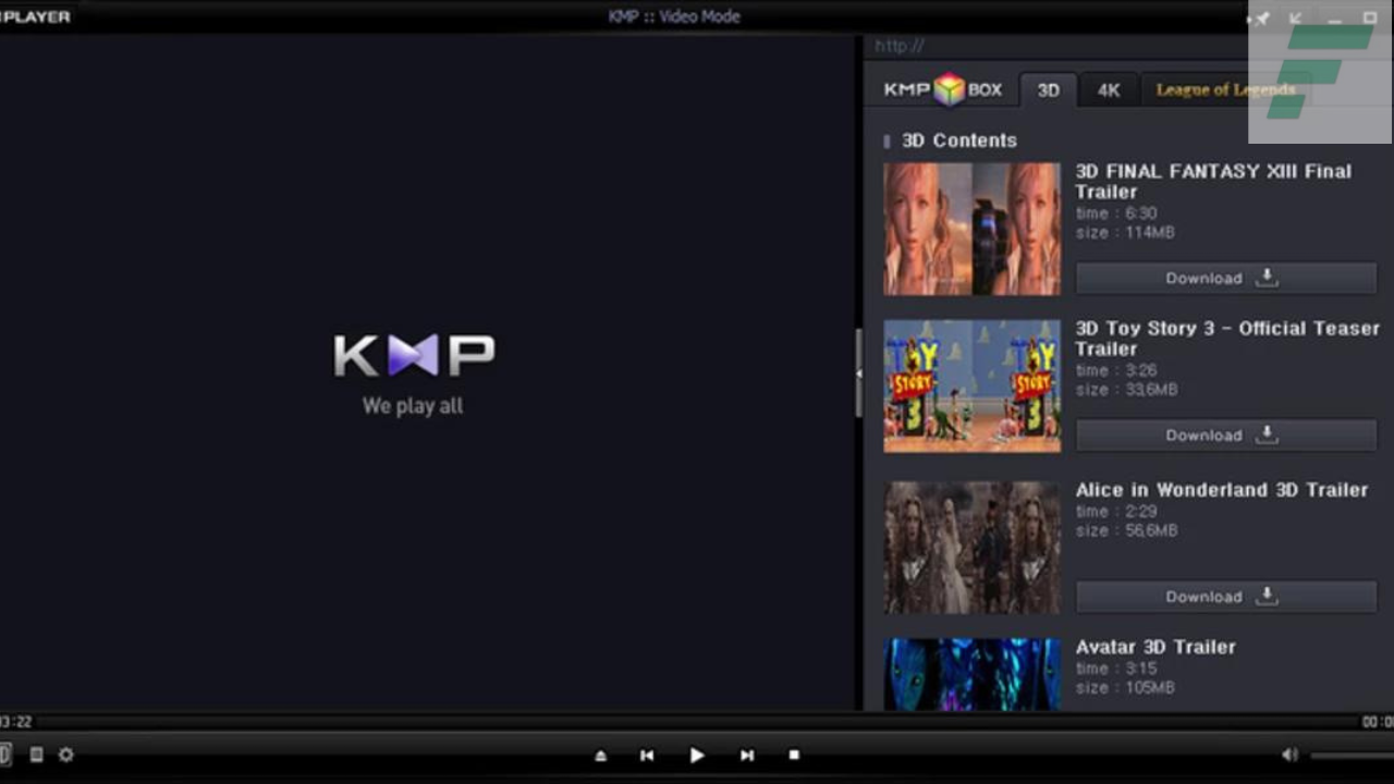 KMPlayer 64 bit For Pc
