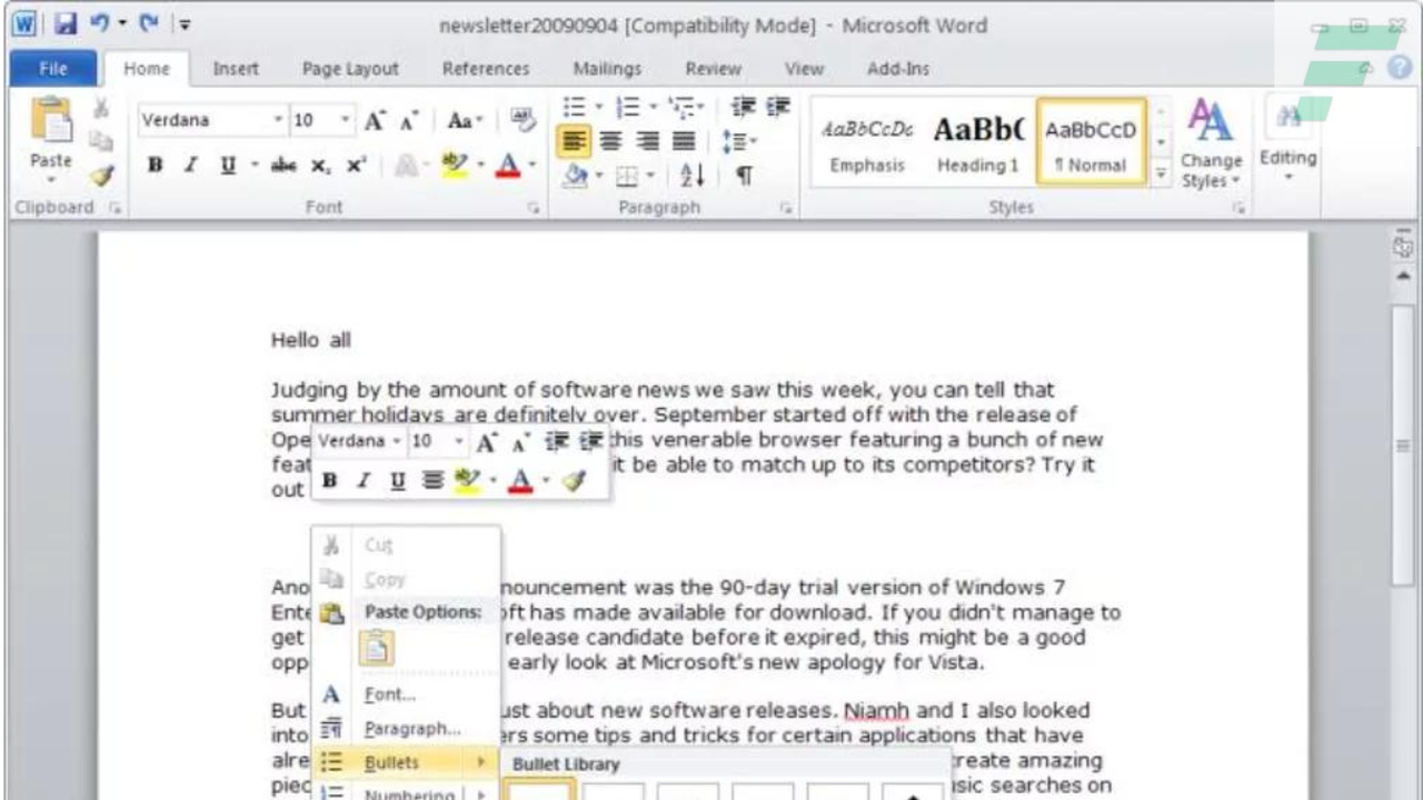 Microsoft Office 2010 Free Download With Crack