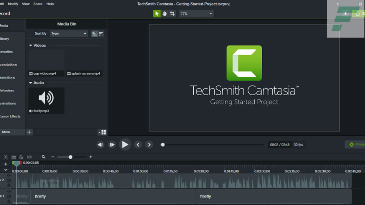 TechSmith Camtasia Crack Download