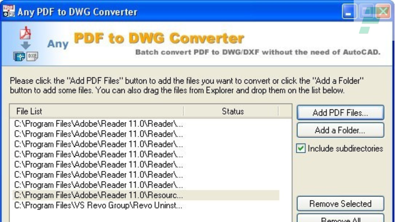 Any PDF to DWG Converter Crack Download