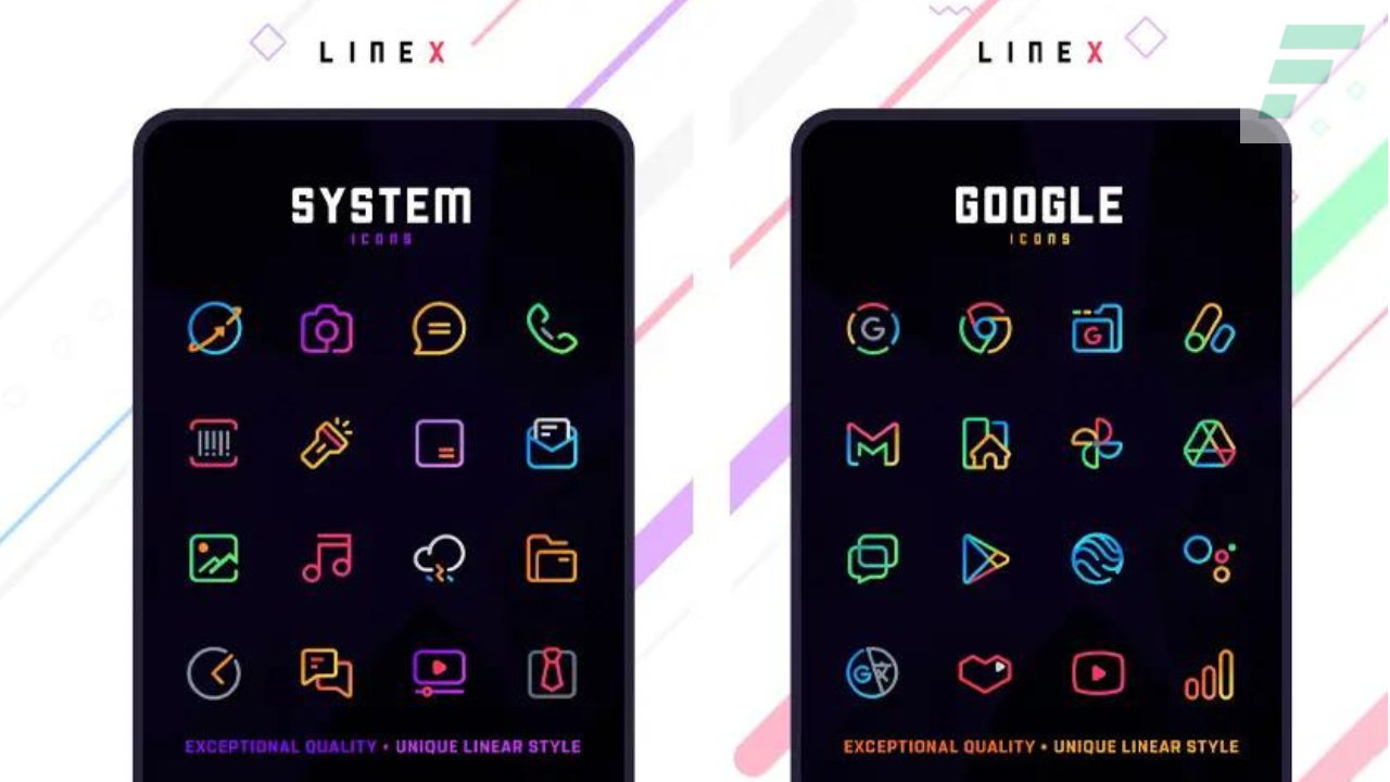 LineX Icon Pack Apk Free Download