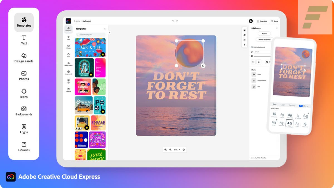 Adobe Express Download for PC Free Version